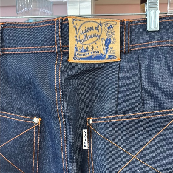 Blue Straight Leg Jeans Classic Fit - Picture 5 of 6